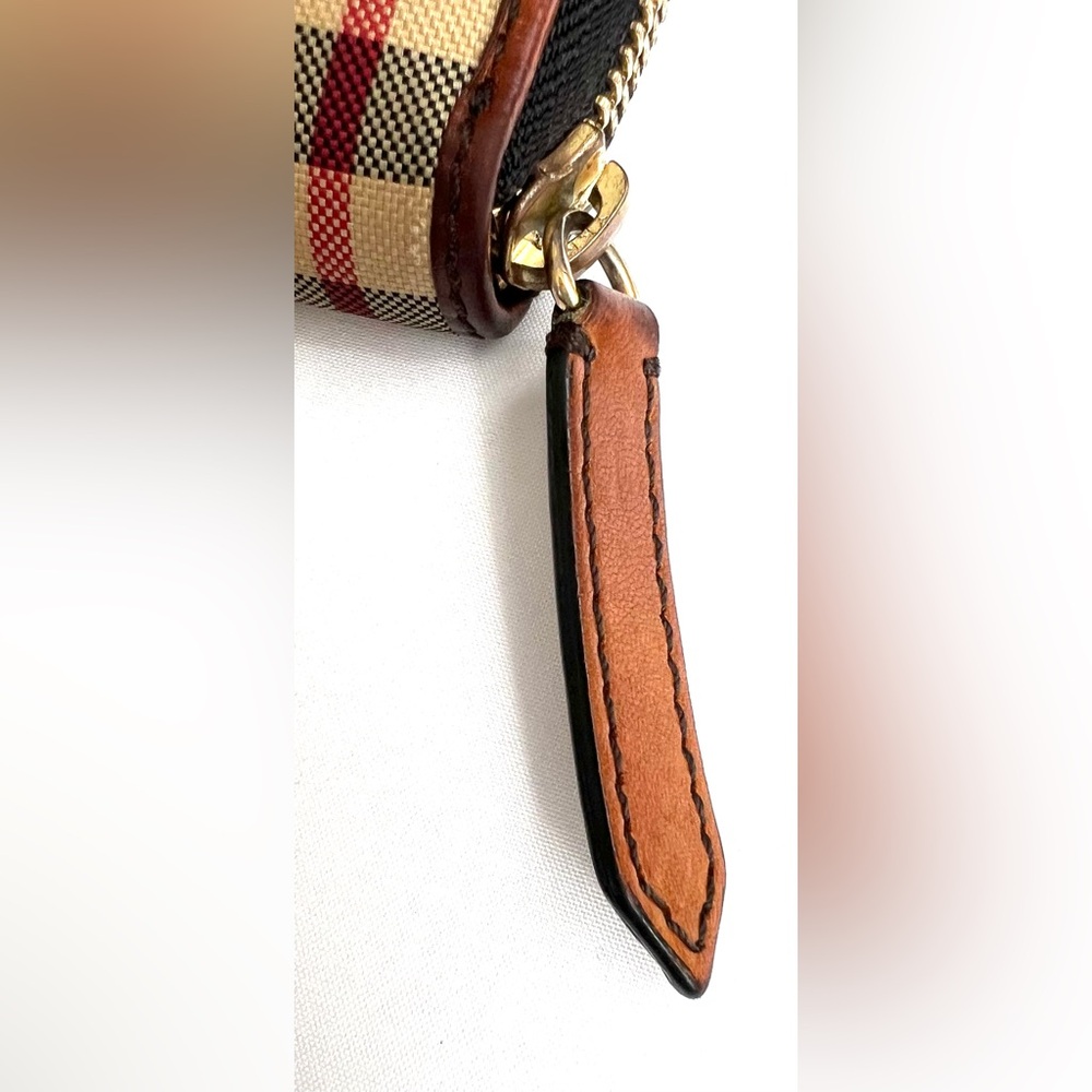 BURBERRY  Horseferry Check Zip Around Wallet Brown - Picture 16 of 16